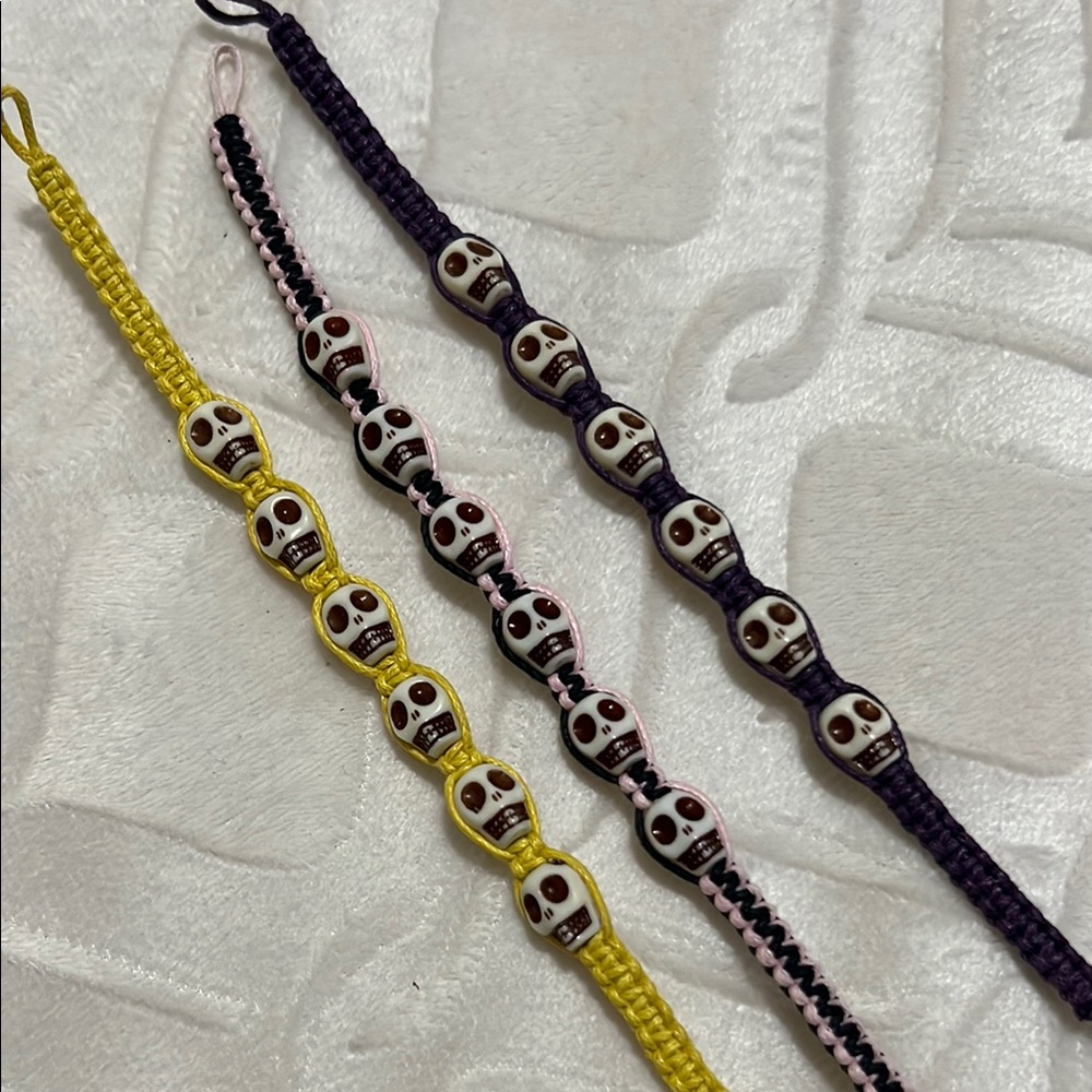 Mexican Woven Skull Bracelets